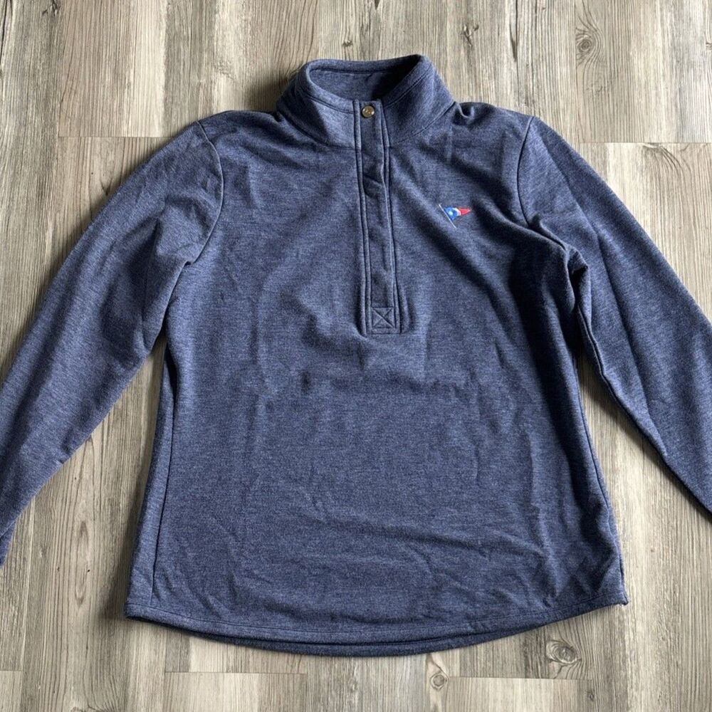 USA Fairway & Greene Golf 1/4 Zip Stretch Pullover Women's  Navy Blue Size large